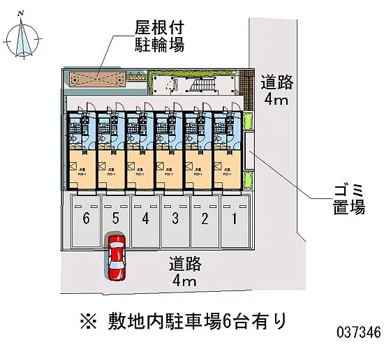 ★手数料０円★厚木市妻田北３丁目　月極駐車場（LP）